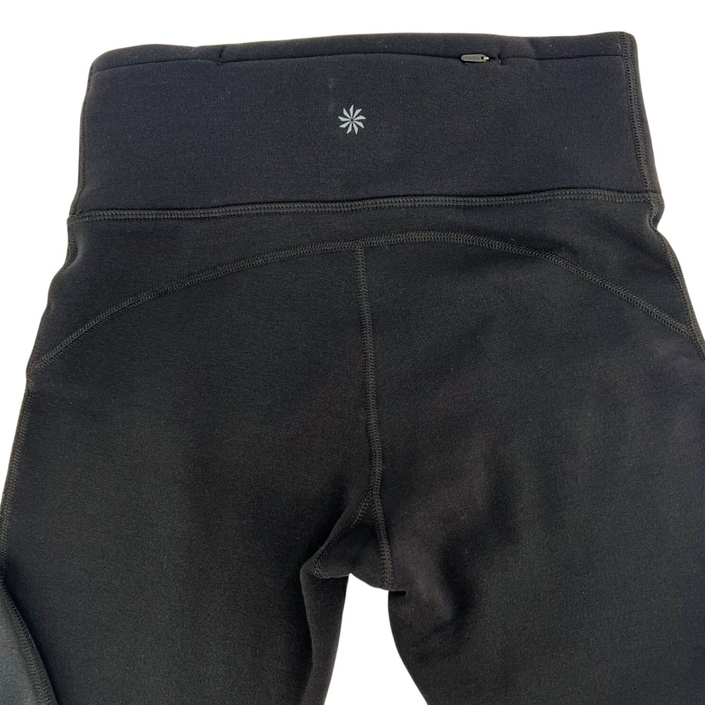 Athleta Altitude Tight Polartec Fleece Leggings Black XS Thermal Hiking Training